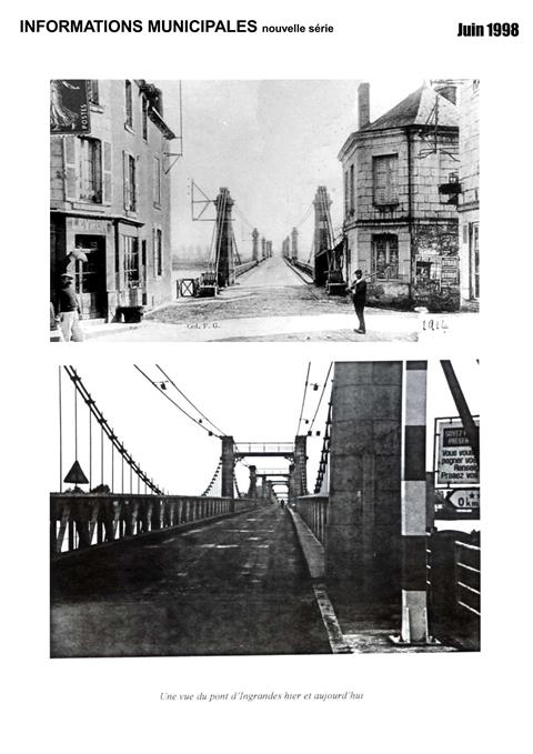 Le pont vu de la rue