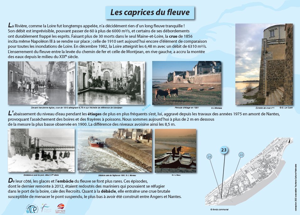 Panneau P23 : Les caprices du fleuve