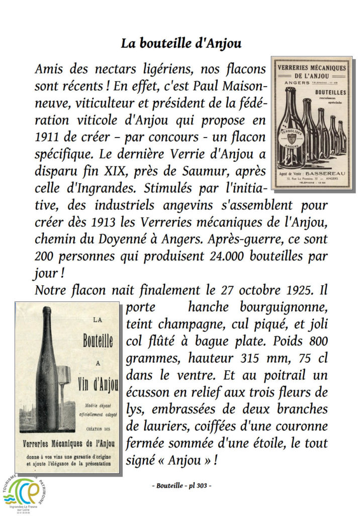La bouteille d'Anjou