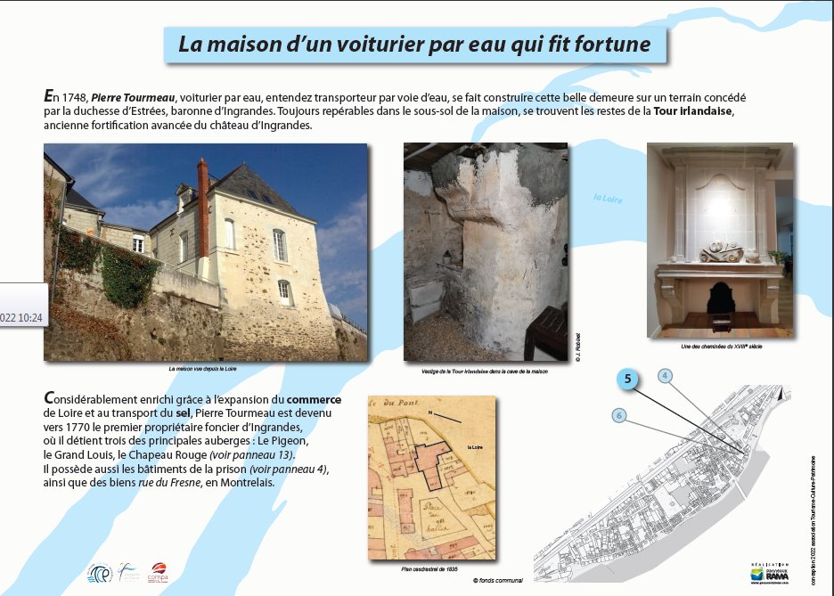 Panneau P5 : La maison Tourmeau