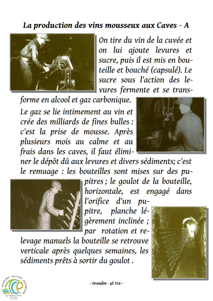La production de vins mousseux