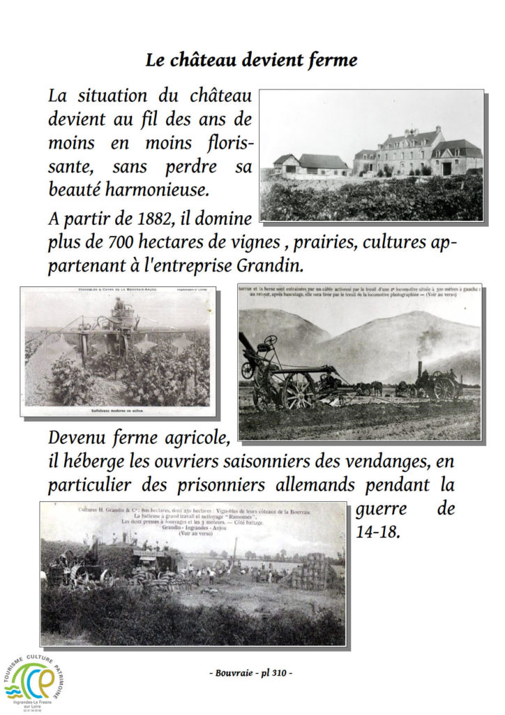 Le chateaux devient ferme