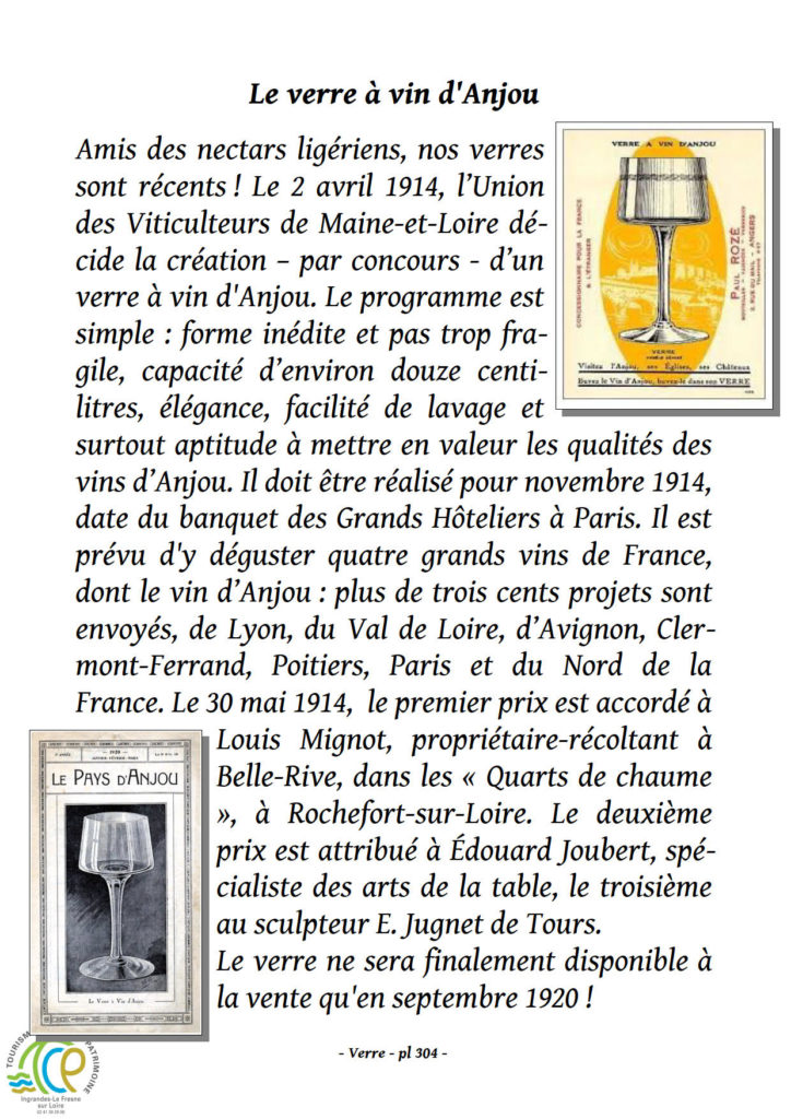 Le verre à vin d'Anjou