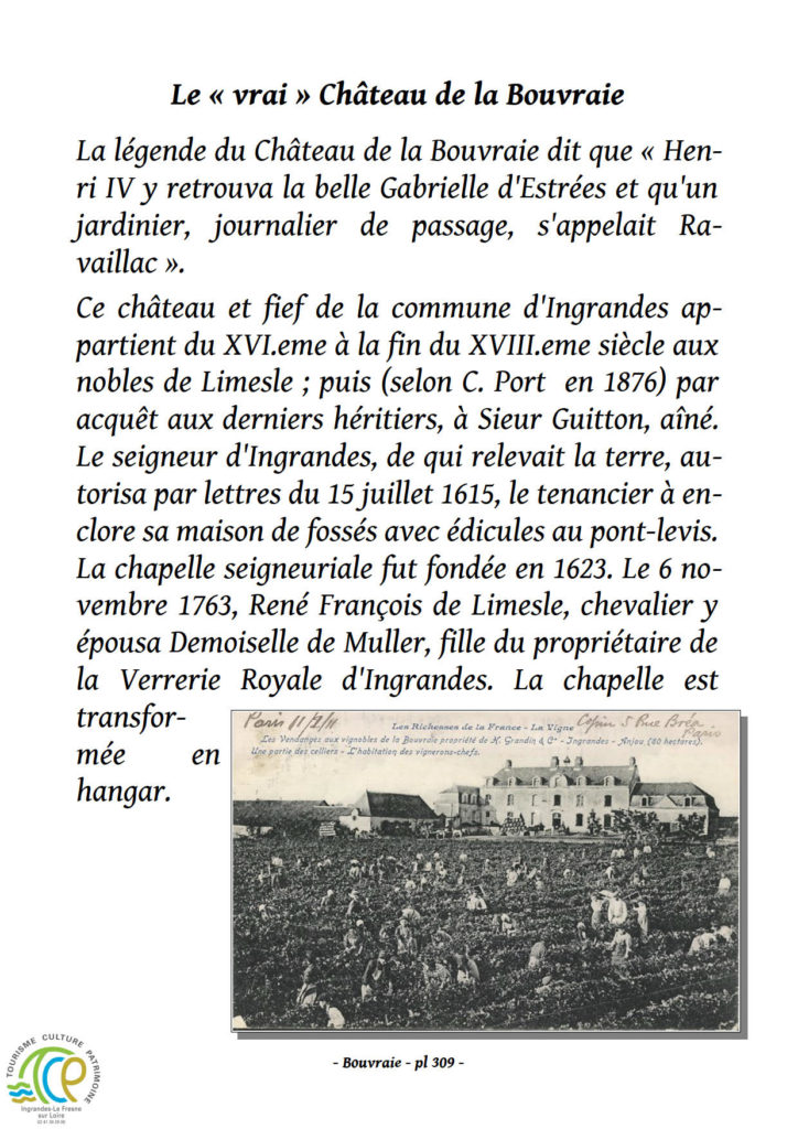 Le vrai château de la Bouvraie