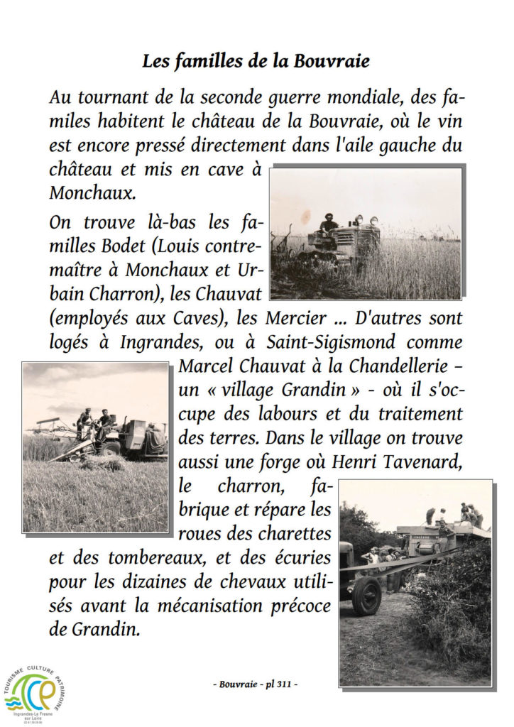 Les familles de la Bouvraie
