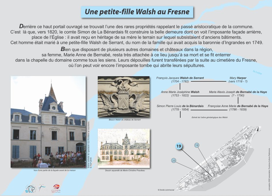 Panneau P19 : La maison Walsh